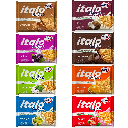 Italo Wafers*80g Chocolate Cj*24