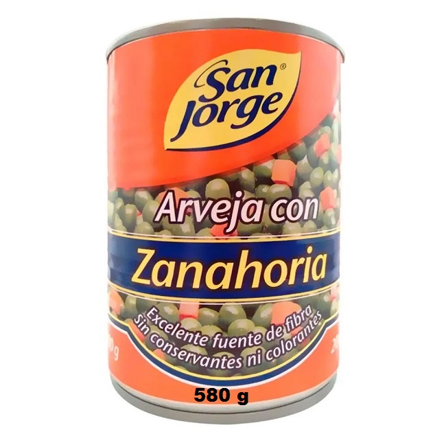 San J. Arveja-Zanahoria*580g Cj*24