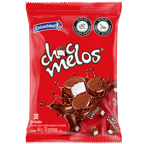 Choc Melos Corazón*10 Und Cj*12