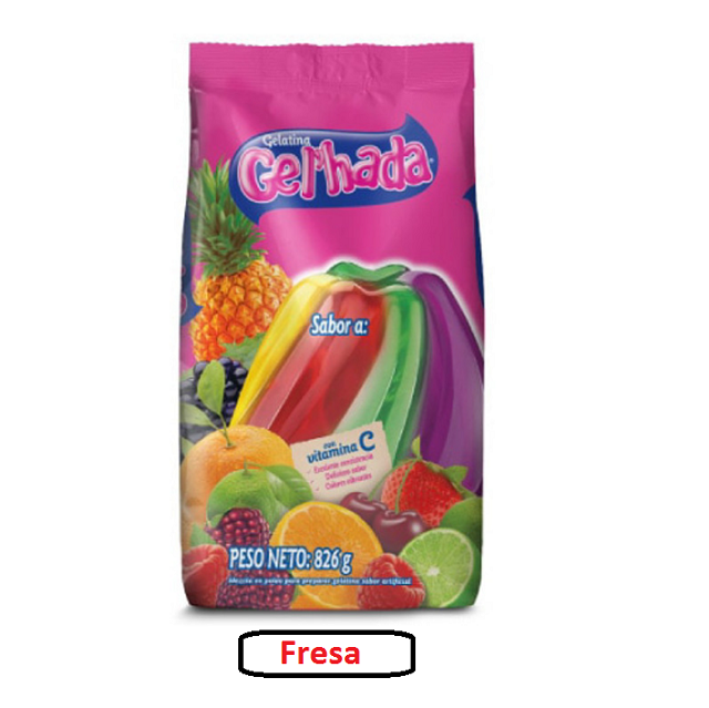 Gel`Hada Gelatina*1Kg Cj*24u