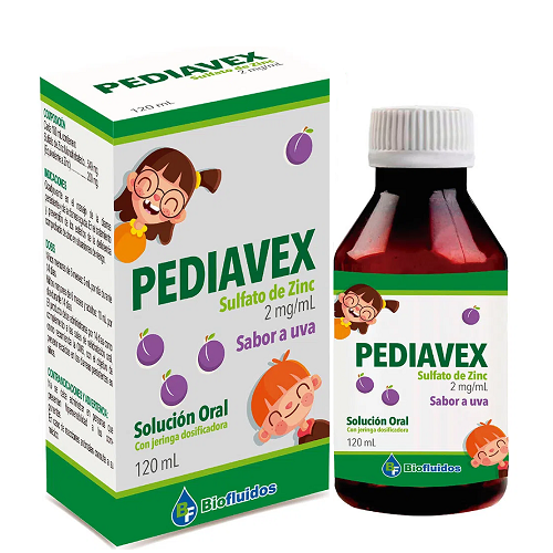 Quibi Pediavex Sulfalto Zinc*120 ml Cj*24