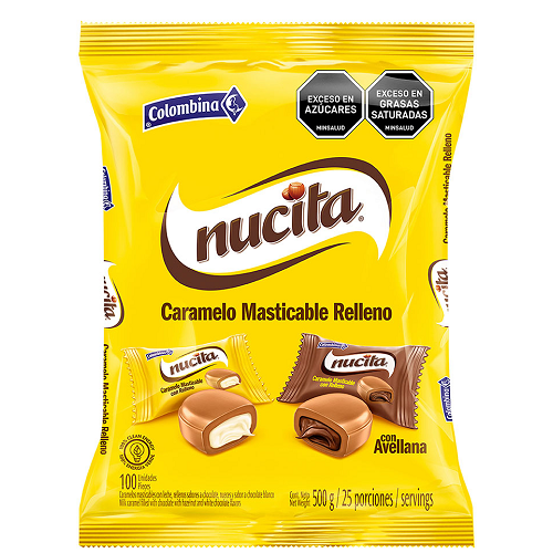 Nucita Carame Mastica*100 U Cj*16