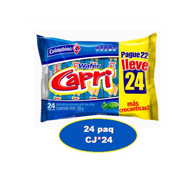 Capri Wafer Pa22 LLe24 Caj*24
