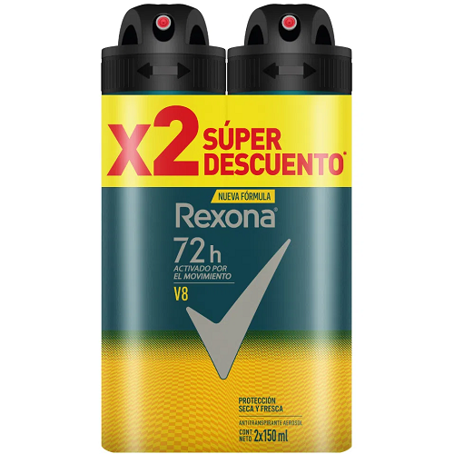 REXONA D.Aer*150ml Men V8*2 C*6