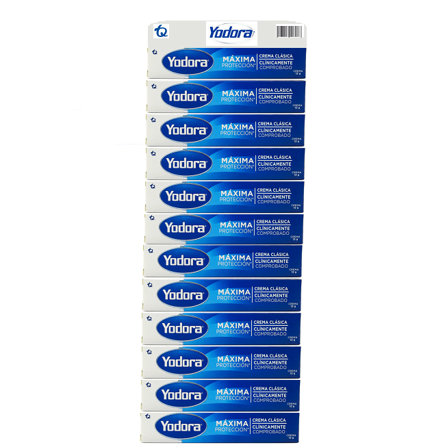 Yodora Crema Tubo*12g Rist*12 Cj*12