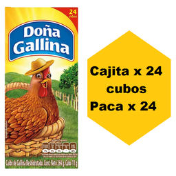 [1733] DOÑA GALLINA*24 cubos Cj*24