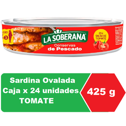 [2236] La Soberana Oval Tomat*425g Cja*24 und