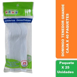 [1762] Domingo Tenedor Grand*25u Cj*40 Paq