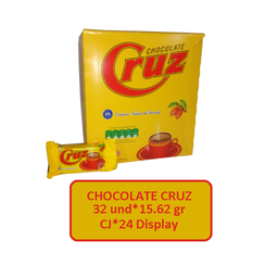 [1682] Cruz Chocolate 32 Und*14 gr Caj*24 Disp