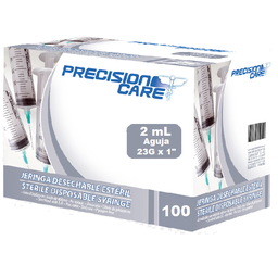 [2114] Jeringa Desechable Estéril 2 mL Verde