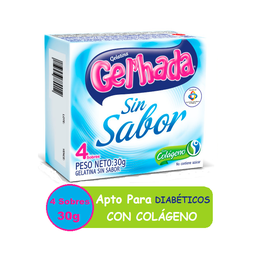 [1976] Gel`Hada Gelatina*30g Cj*48u sin sabor