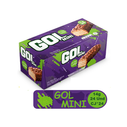[1079] Gol Barra Choc Mini*14g Sachet*24u Cj*12
