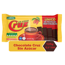 [3130] Cruz Chocolate *125gr *16Past Cj*100Un