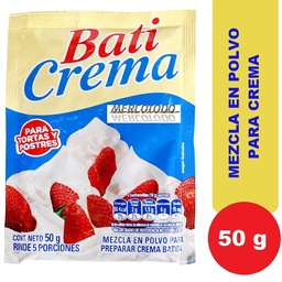 [1301] Bati Crema*50g Sachet*12u Cj48