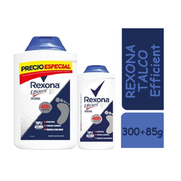 [2524] REXONA Efficient Talco*300g+85g CJ*12