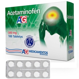 [1019] AG Acetaminofen*500mg Cj*100 Tabl