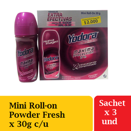 Yodora Mini Roll-on*30g Sachet*3u