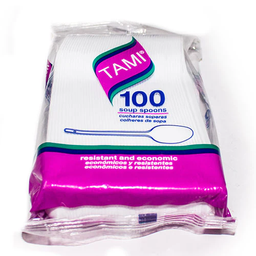 [3183] TAMI Cuchara Dulcer Pac*100u Cj*10