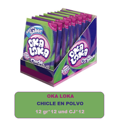 Oka Loka Chicle Polvo 12 und Caj*12