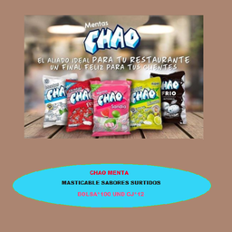 Chao Menta Bolsa*100 und Cj*24