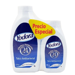 [2478] Yodora Talco Oferta*120g+90g