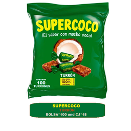 [2780] Supercoco Turrón Bol*100 und Caj*18 ud