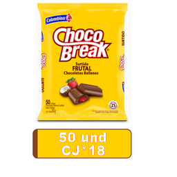 [1584] Choco Break Frutal Surtido*50 und Caj*18