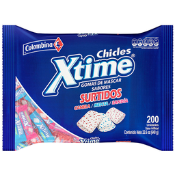 [4231] Xtime Chicle Surt Bols*200 Cj*12