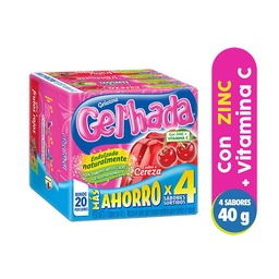 [1995] Gel`hada Gelatina Surt*4 sobres*40g Cj*24