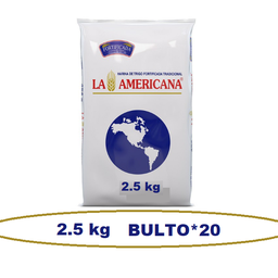 [1017] Americana Harina*2.5 kg Bulto*20
