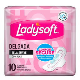 [5286] Ladysoft Toa Delgada Alas*10 Cj*24