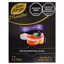 [5473] San J. Salsa Con Ajo*85g Disp*12s Cj*6