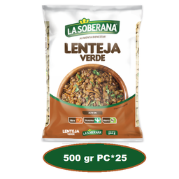 [2233] La Soberana Lenteja Verde*460g Pac*25