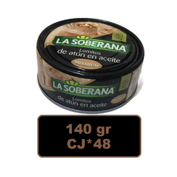 [2221] La Soberana Atún En Aceite Premium*140g Caj*48