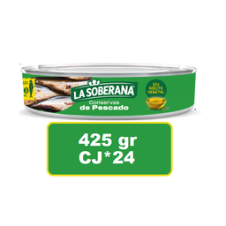 [2235] La Soberana Oval Aceite*425 g CJ*24