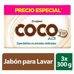[1542] COCO J. Barra*300g Paquet*3 Cj*10