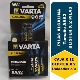 [2951] VARTA ALCALINA Blister AAA*2 und Cj*12